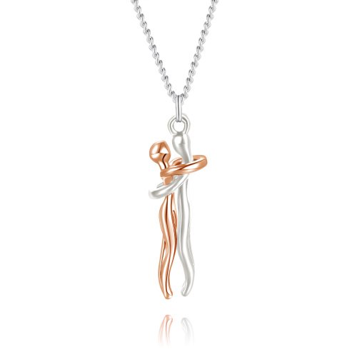 Couple Necklace - Hug Necklace - Image 5