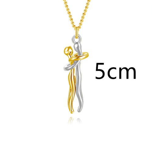 Couple Necklace - Hug Necklace - Image 4