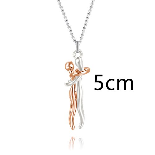 Couple Necklace - Hug Necklace - Image 2