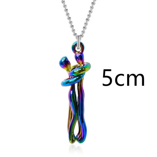 Couple Necklace - Hug Necklace - Image 6