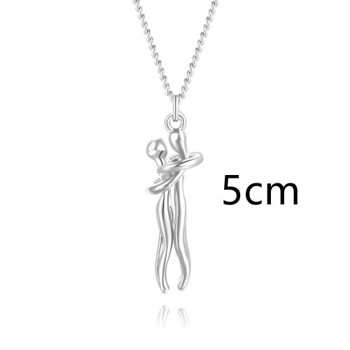 Couple Necklace - Hug Necklace - Image 7